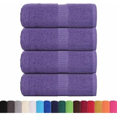 vidaXL Saunatücher 10 Stk. 360 G/M² 100% Baumwolle Lila Anzahl im Paket: 4 Größe: 3 vidaXL Saunatücher 10 Stk. 360 G/M² 100% Baumwolle Lila Anzahl im Paket: 4 Größe: 3