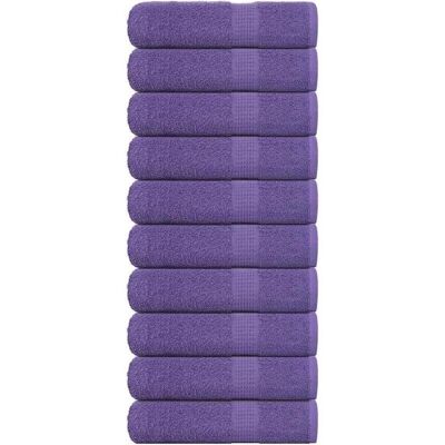 vidaXL Saunatücher 10 Stk. 50x100 cm Lila vidaXL Saunatücher 10 Stk. 50x100 cm Lila
