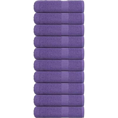 vidaXL Duschtücher 10 Stk. Lila 70x140 cm - Shower Towels vidaXL Duschtücher 10 Stk. Lila 70x140 cm - Shower Towels