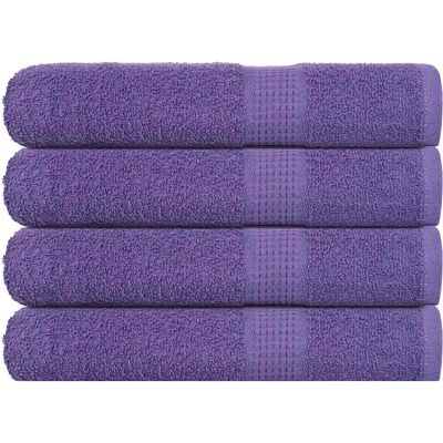 vidaXL Saunatücher 4 Stück Lila 80x200 cm vidaXL Saunatücher 4 Stück Lila 80x200 cm