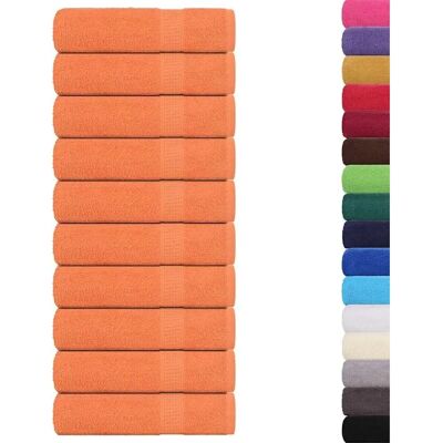 vidaXL Kylpypyyhkeet 10 kpl Oranssi 100x150 cm - Kylpypyyhkeet vidaXL Kylpypyyhkeet 10 kpl Oranssi 100x150 cm - Kylpypyyhkeet