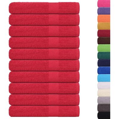 vidaXL Rote Sauna Handtücher 10 Stk - Sauna Handtücher vidaXL Rote Sauna Handtücher 10 Stk - Sauna Handtücher