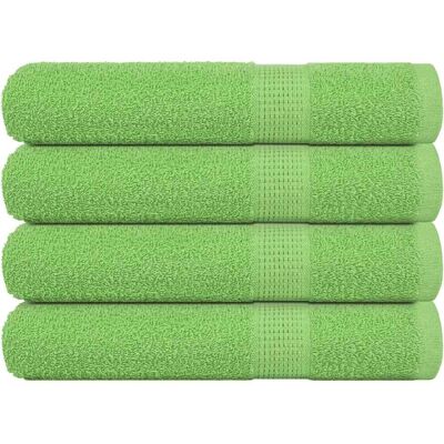 vidaXL Modell Sauna Towels - 4 Stück Apfelgrün 80x200 cm vidaXL Modell Sauna Towels - 4 Stück Apfelgrün 80x200 cm