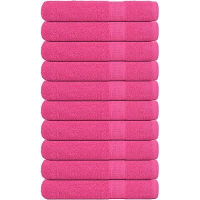 vidaXL Gästetücher - 10 Stk. 360 G/M² Rosa - 80x200 cm vidaXL Gästetücher - 10 Stk. 360 G/M² Rosa - 80x200 cm