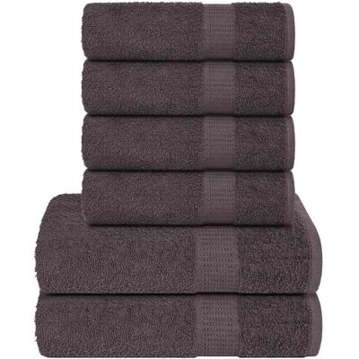vidaXL Modell 6 Stück Handtuch-Set - Baumwolle vidaXL Modell 6 Stück Handtuch-Set - Baumwolle