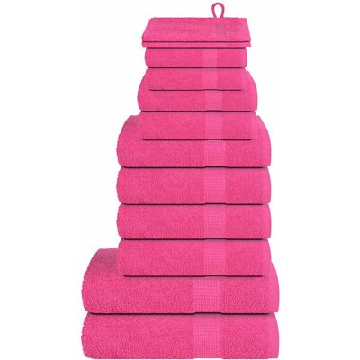 vidaXL Modell Pink 12-teilige Handtuchset - Bad- & Handtücher vidaXL Modell Pink 12-teilige Handtuchset - Bad- & Handtücher