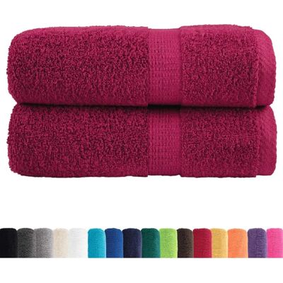 vidaXL Bordeaux 30x30 cm Saunatücher - 2 Stück vidaXL Bordeaux 30x30 cm Saunatücher - 2 Stück