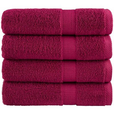 vidaXL Premium Douchehanddoeken SOLUND 4 Stuks - Handdoeken vidaXL Premium Douchehanddoeken SOLUND 4 Stuks - Handdoeken