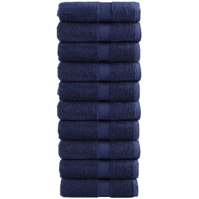 vidaXL Marineblau 30x30cm Premium Sauna Handtücher - Handtücher vidaXL Marineblau 30x30cm Premium Sauna Handtücher - Handtücher