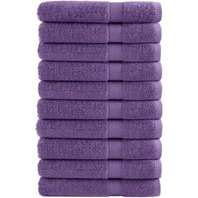 vidaXL SOLUND Premium Saunatücher - 10 Stk - Lila - 80x200 cm vidaXL SOLUND Premium Saunatücher - 10 Stk - Lila - 80x200 cm