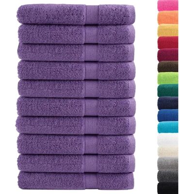 vidaXL Premium Saunatücher - 10 Stück - 100x200 cm - Lila vidaXL Premium Saunatücher - 10 Stück - 100x200 cm - Lila