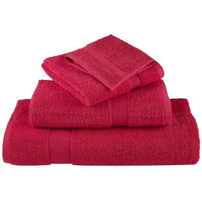 vidaXL Solund Rote 10 Stk. Premium Handtücher - Handtücher vidaXL Solund Rote 10 Stk. Premium Handtücher - Handtücher