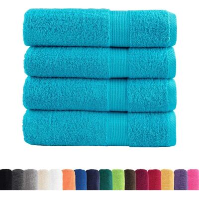 vidaXL SOLUND Turquoise 600gsm Serviettes de bain - Serviettes de bain vidaXL SOLUND Turquoise 600gsm Serviettes de bain - Serviettes de bain