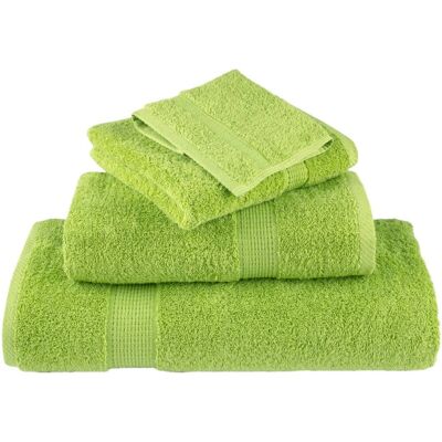 vidaXL Apfelgrün 50x100cm 10 Stück Premium Sauna Handtücher vidaXL Apfelgrün 50x100cm 10 Stück Premium Sauna Handtücher