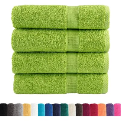vidaXL Premium Bath Towels SOLUND - 600 g/m² - Green vidaXL Premium Bath Towels SOLUND - 600 g/m² - Green