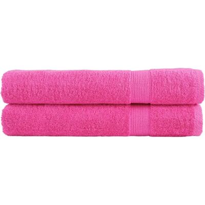 vidaXL Malli - Pinkki sauna pyyhkeet - 80x200 cm - Imukykyiset, 2 kpl vidaXL Malli - Pinkki sauna pyyhkeet - 80x200 cm - Imukykyiset, 2 kpl