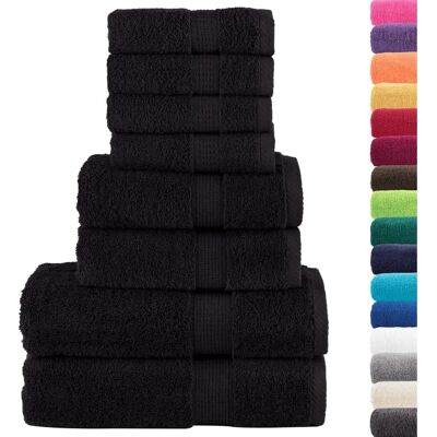 vidaXL Premium Handtuchset 8 Stück - Badetücher vidaXL Premium Handtuchset 8 Stück - Badetücher