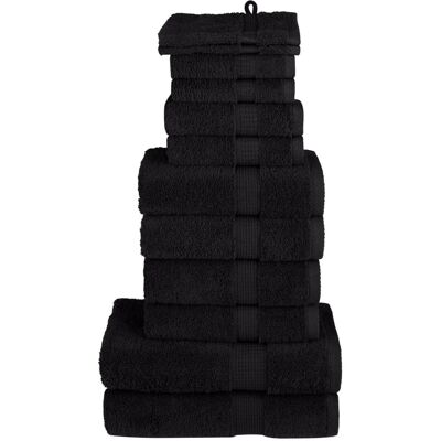 vidaXL SOLUND 12-teiliges Handtuchset - Bad & Dusch - Baumwolle vidaXL SOLUND 12-teiliges Handtuchset - Bad & Dusch - Baumwolle