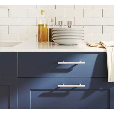 vidaXL Silberne Schrankgriffe 96mm - Möbelgriffe vidaXL Silberne Schrankgriffe 96mm - Möbelgriffe