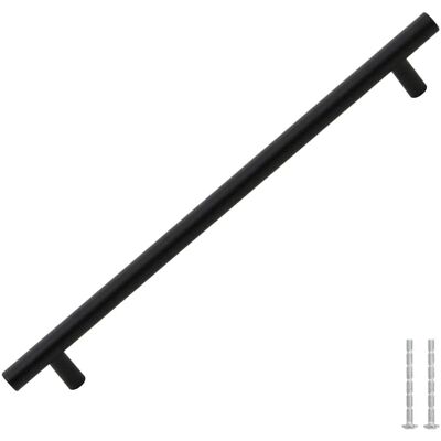vidaXL Sorte rustfrit stål møbelhåndtag 224 mm - 10 stk vidaXL Sorte rustfrit stål møbelhåndtag 224 mm - 10 stk