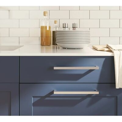 vidaXL Silber 224mm 20 Stück Möbelgriffe Edelstahl vidaXL Silber 224mm 20 Stück Möbelgriffe Edelstahl