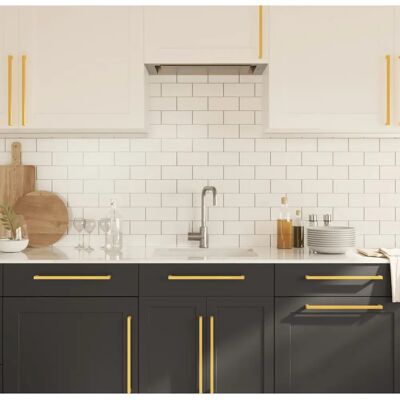 vidaXL Edelstahl Gold Schrankgriffe 320 mm 20 Stück vidaXL Edelstahl Gold Schrankgriffe 320 mm 20 Stück