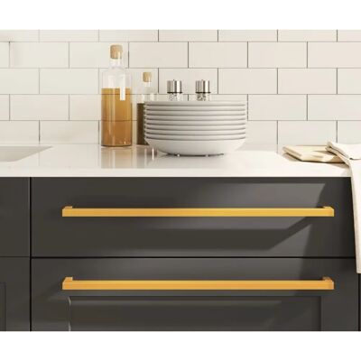 vidaXL Gold Schrankgriffe 20 St. 480 mm Edelstahl vidaXL Gold Schrankgriffe 20 St. 480 mm Edelstahl