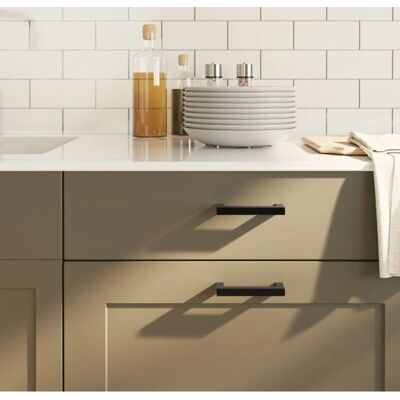 vidaXL Sorte 96 mm Skabgreb 20 stk Rustfrit stål - Skabsgreb vidaXL Sorte 96 mm Skabgreb 20 stk Rustfrit stål - Skabsgreb