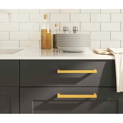 vidaXL Goldene 192 mm 10 Stück Möbelgriffe Türgriffe Möbelziehgriffe vidaXL Goldene 192 mm 10 Stück Möbelgriffe Türgriffe Möbelziehgriffe