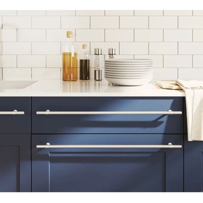 vidaXL Möbelgriffe 20 St. Silber 480 mm Edelstahl - Möbelgriffe vidaXL Möbelgriffe 20 St. Silber 480 mm Edelstahl - Möbelgriffe