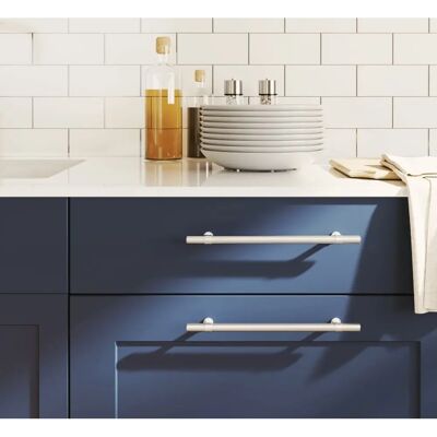 vidaXL Silber 192 mm Schrankgriffe - 10 Stück, Edelstahl vidaXL Silber 192 mm Schrankgriffe - 10 Stück, Edelstahl