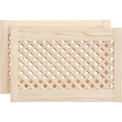 Maisonchic Furu Gitter Skabslåger - 59,5x39,5cm Maisonchic Furu Gitter Skabslåger - 59,5x39,5cm