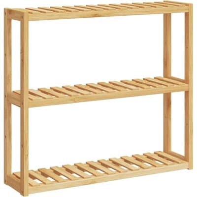 vidaXL Badezimmerregal 3-stöckig Wandmontage Bambus - Badregal vidaXL Badezimmerregal 3-stöckig Wandmontage Bambus - Badregal