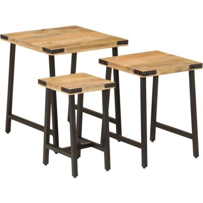 vidaXL 372735 Kaffeetische - Stapelbare Tische vidaXL 372735 Kaffeetische - Stapelbare Tische