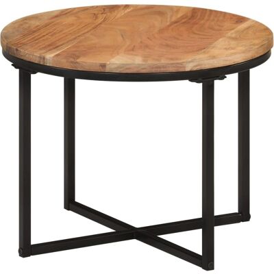 vidaXL Akazienholz Couchtisch - Massivholz und Eisen - 45x45x35 cm vidaXL Akazienholz Couchtisch - Massivholz und Eisen - 45x45x35 cm