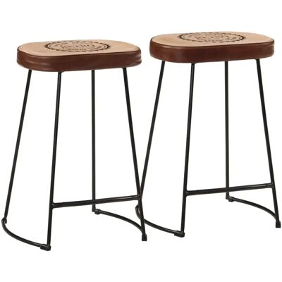 vidaXL Barhocker Dunkelbraun - Küche Bistro Stuhl Theke - 41x29x62 cm vidaXL Barhocker Dunkelbraun - Küche Bistro Stuhl Theke - 41x29x62 cm