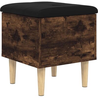 vidaXL Sitzbank mit Stauraum - 42x42x46 cm - Räuchereiche vidaXL Sitzbank mit Stauraum - 42x42x46 cm - Räuchereiche
