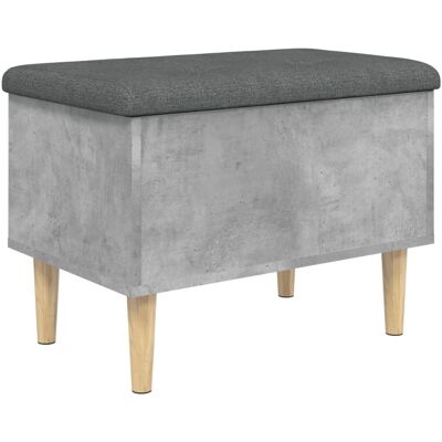 vidaXL Aufbewahrungsbank Beton Grau 62x42x46 cm - Sitzbank vidaXL Aufbewahrungsbank Beton Grau 62x42x46 cm - Sitzbank