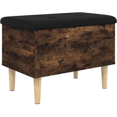 vidaXL Aufbewahrungsbank Räuchereiche 62x42x46 cm - Sitzbank mit Stauraum vidaXL Aufbewahrungsbank Räuchereiche 62x42x46 cm - Sitzbank mit Stauraum