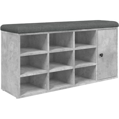 VidaXL Indoor Bank - Technik Holz, Grau, 102x32x50cm - Sitzbank VidaXL Indoor Bank - Technik Holz, Grau, 102x32x50cm - Sitzbank