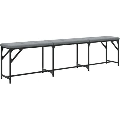 vidaXL 835224 Hellgrau Stahl und Stoff Sitzbank - Esszimmer & Flur vidaXL 835224 Hellgrau Stahl und Stoff Sitzbank - Esszimmer & Flur