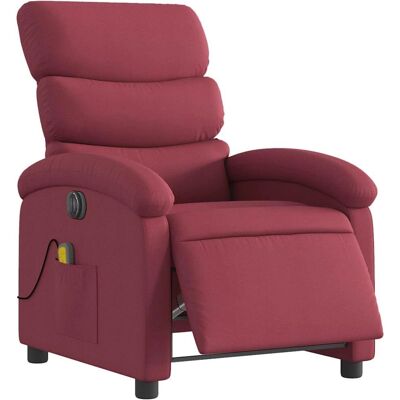 vidaXL Fauteuil de massage électrique Rouge bordeaux - Relaxsessel - Publicité vidaXL Fauteuil de massage électrique Rouge bordeaux - Relaxsessel - Publicité