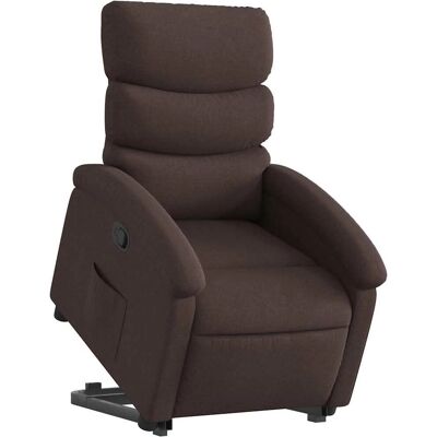 vidaXL Elektrische relaxfauteuil met lift - Bruin - Relaxstoel vidaXL Elektrische relaxfauteuil met lift - Bruin - Relaxstoel