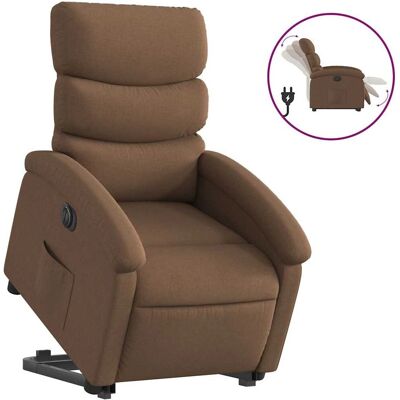 vidaXL Elektrisk recliner med løftefunktion - Brun - Recliner vidaXL Elektrisk recliner med løftefunktion - Brun - Recliner