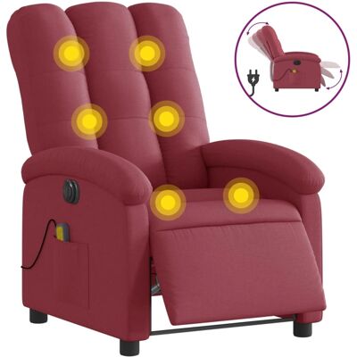 vidaXL Accent Chair - Electric Recliner with Adjustable Back & Footrest vidaXL Accent Chair - Electric Recliner with Adjustable Back & Footrest