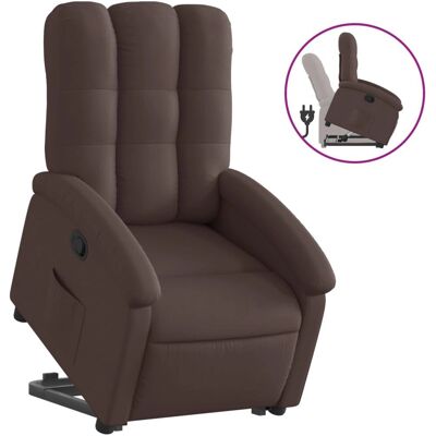 vidaXL Sessel mit Aufstehhilfe - Dunkelbraun vidaXL Sessel mit Aufstehhilfe - Dunkelbraun