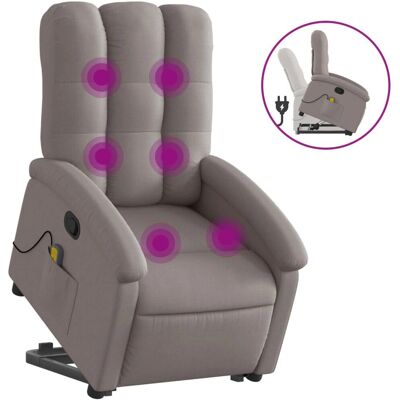 vidaXL Akzentstuhl - Manuelle Liegefunktion & Massage - Für Senioren vidaXL Akzentstuhl - Manuelle Liegefunktion & Massage - Für Senioren