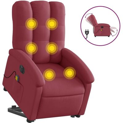 vidaXL Fauteuil d'accent avec massage et levage - Fauteuil d'accent - Publicité vidaXL Fauteuil d'accent avec massage et levage - Fauteuil d'accent - Publicité