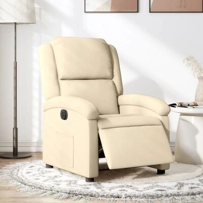 Fauteuil électrique inclinable vidaXL - Confortable, réglable, tissu durable - Publicité Fauteuil électrique inclinable vidaXL - Confortable, réglable, tissu durable - Publicité