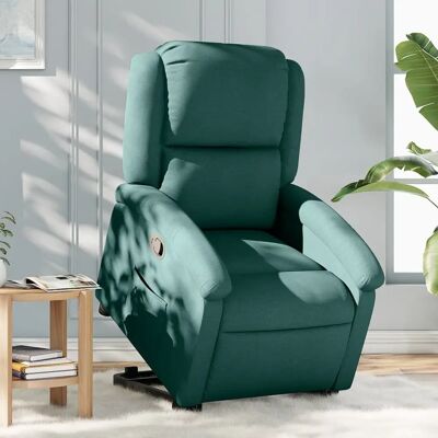 vidaXL Fauteuil Relax - Vert Foncé - Reclinable vidaXL Fauteuil Relax - Vert Foncé - Reclinable